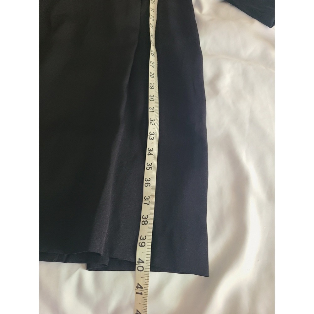 Vintage Talbots Steven Stolman Black Twist Back Cutout Sheath Dress Size 12 - Picture 7 of 16